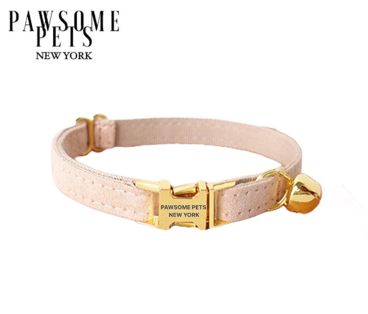 Small Size Dog & Cat Collar – Pinky White