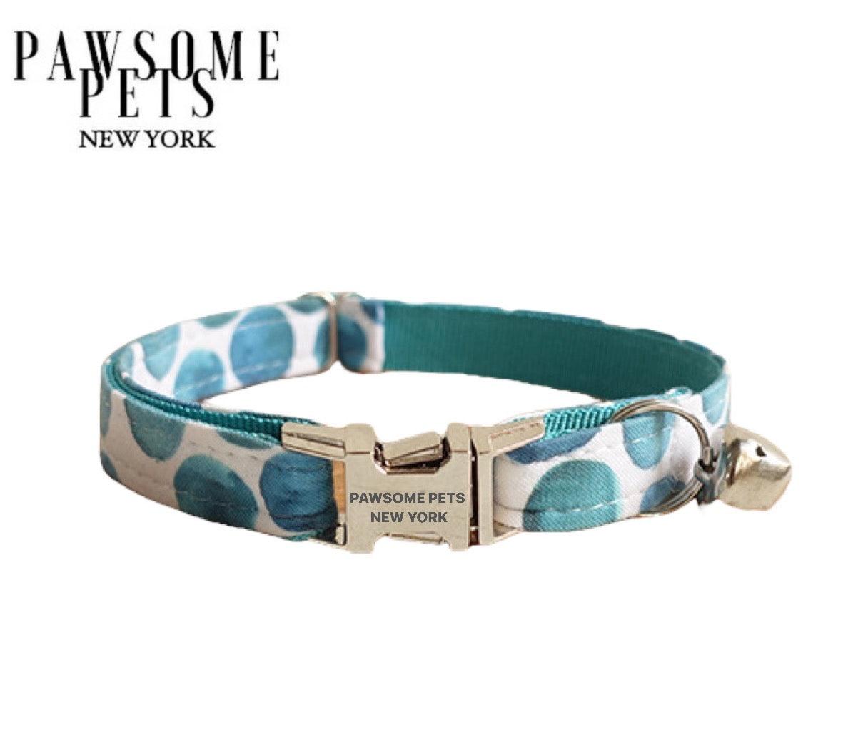 Small Size Dog & Cat Collar – Moon Blue