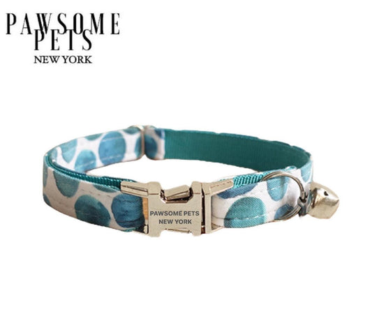 Small Size Dog & Cat Collar – Moon Blue
