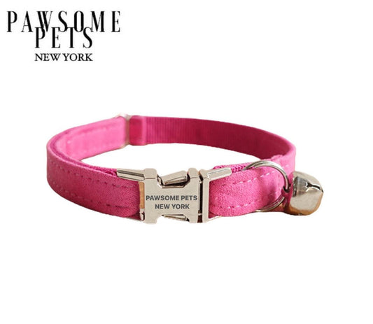 Small Size Dog & Cat Collar – Rose Pink