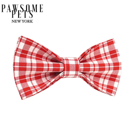 Pet Bowtie – Red Stripe