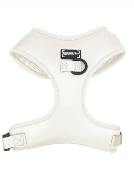 Adjustable Silk Harness – White En soie blanc