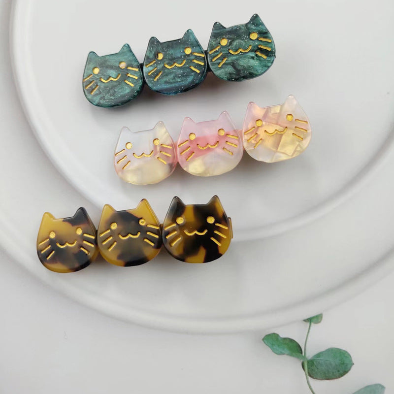 Hand Painted Three Cats Hair Clip – New York Pawsome Pet