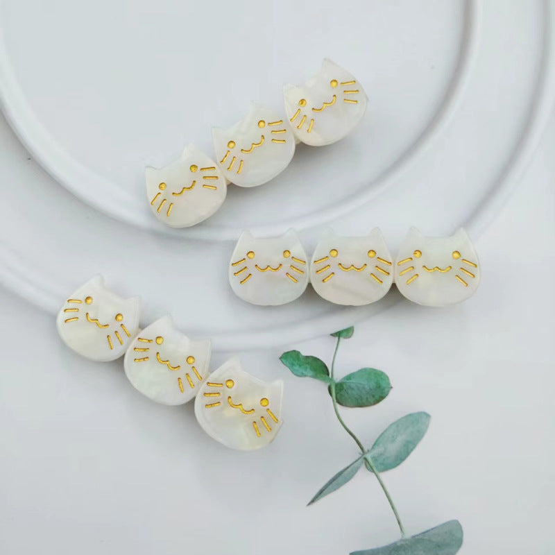 Hand Painted Three Cats Hair Clip – New York Pawsome Pet