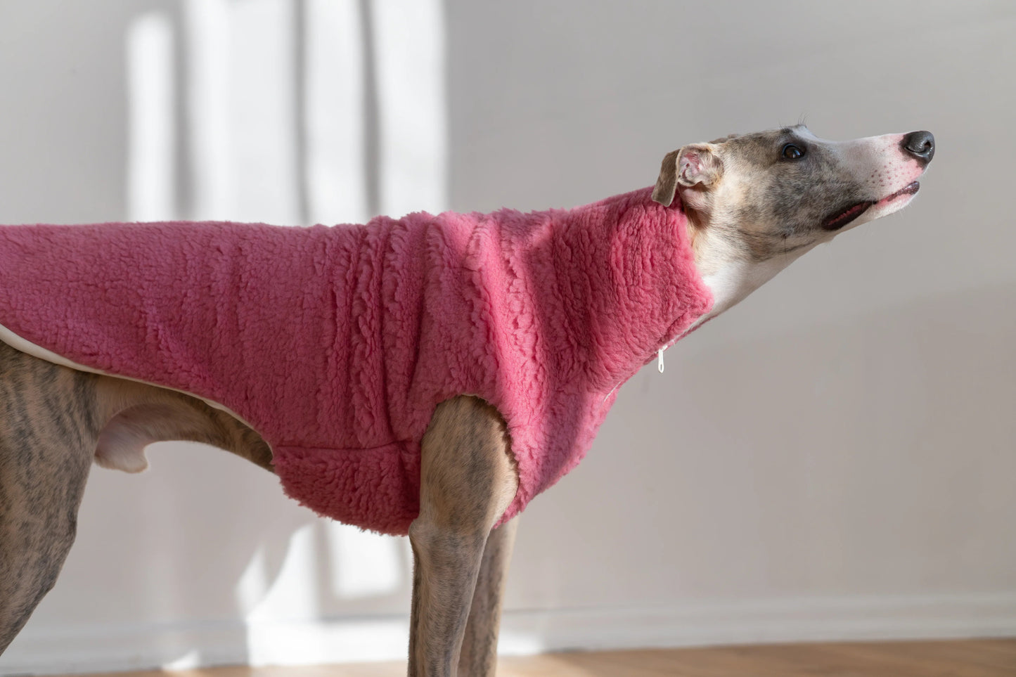 Gilet en laine pour chien - Rose