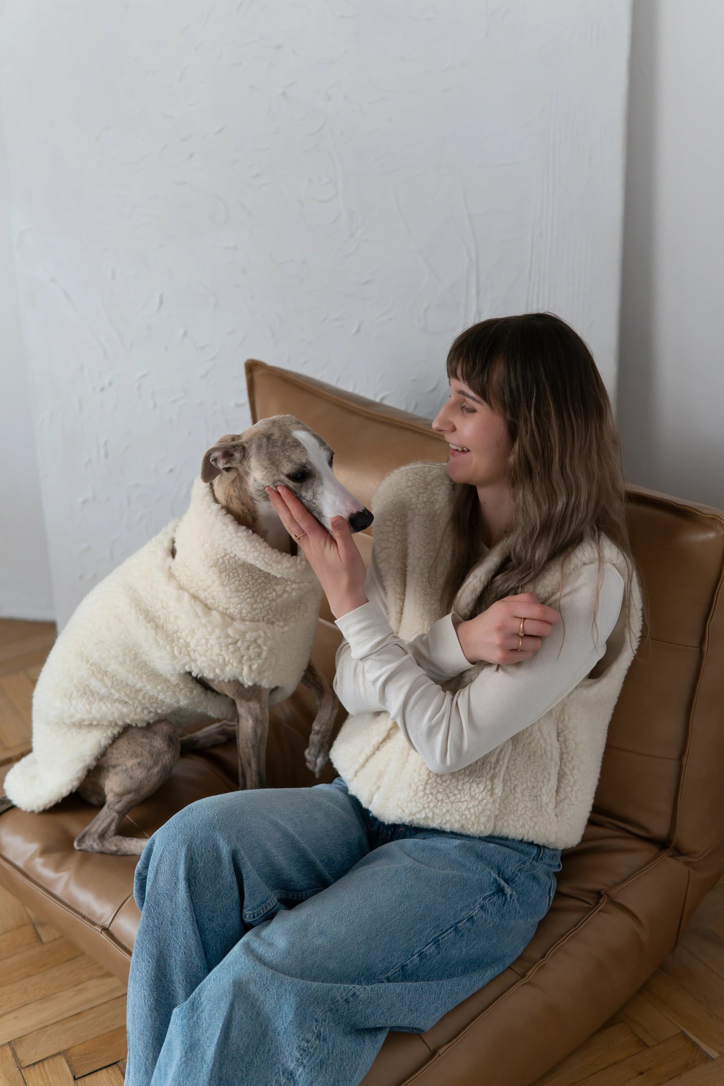 Gilet en laine pour chien - Rose